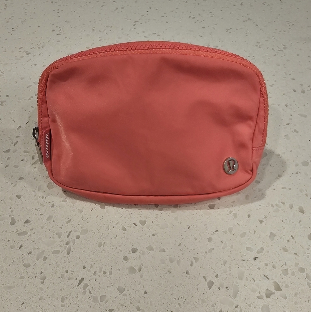 lululemon athletica Coral Zip Cosmetic Pouch